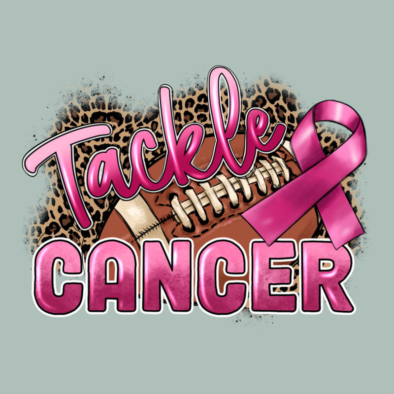 Tackle Cancer Football Heavyweight Hoodie by FaDigitalArtStudio | Teevron