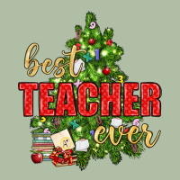 Best Teacher Ever With Christmas Tree Urban Heavy Tee | Teevron