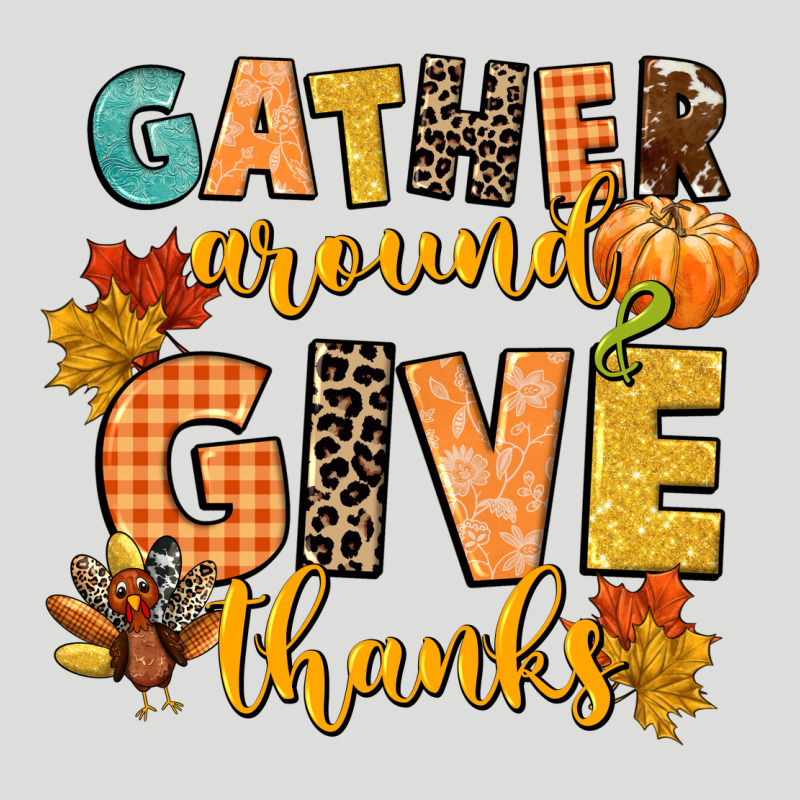Gather Around And Give Thanks Zipper Hoodie by CowGirlArtShop | Teevron