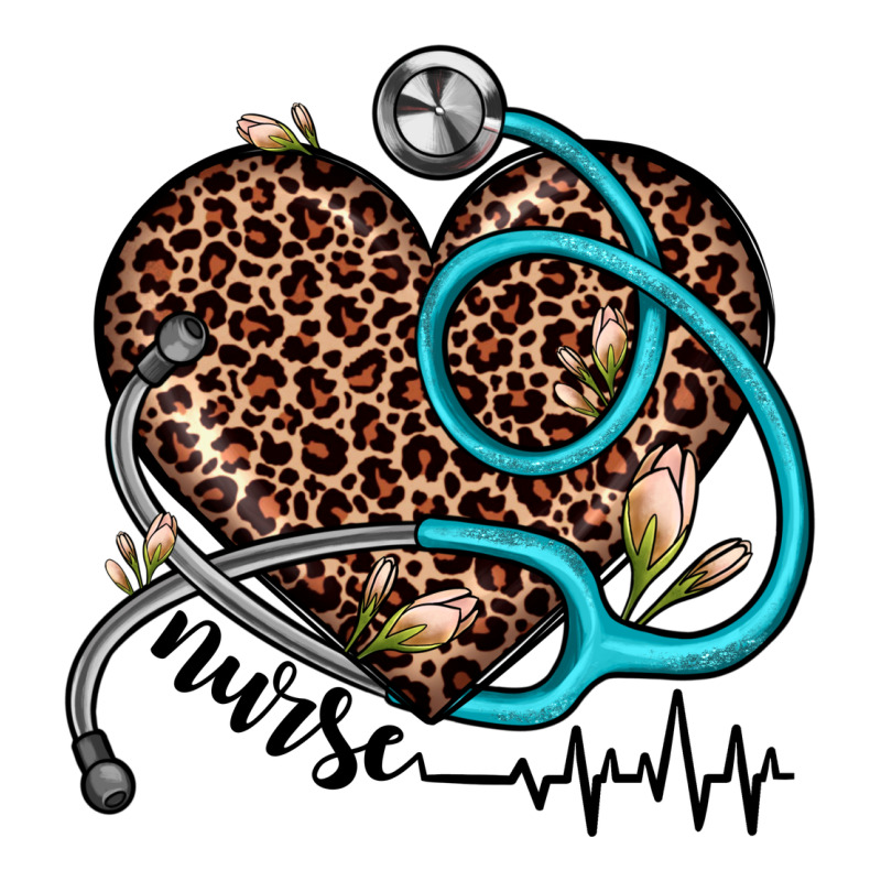 Nurse Leopard Heart Premium Tee by JahusDesignShop | Teevron