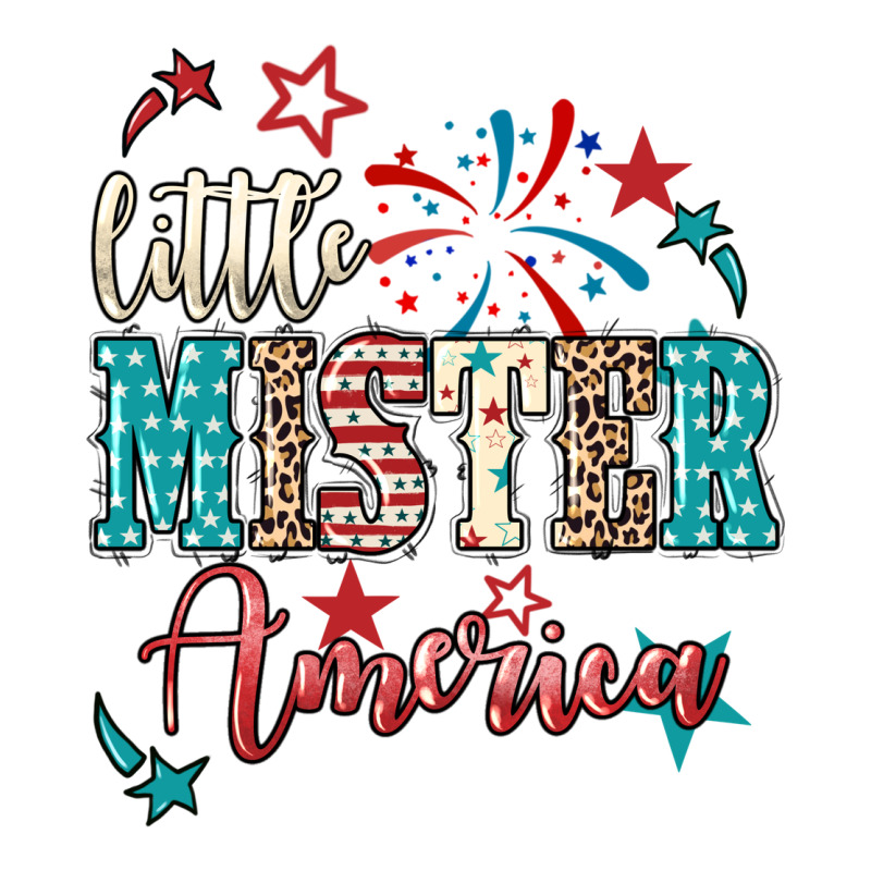 Little Mister America Ladies Tee by NancyCooperArtShop | Teevron