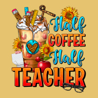 Half Coffee Half Teacher Premium Sweatshirt | Teevron