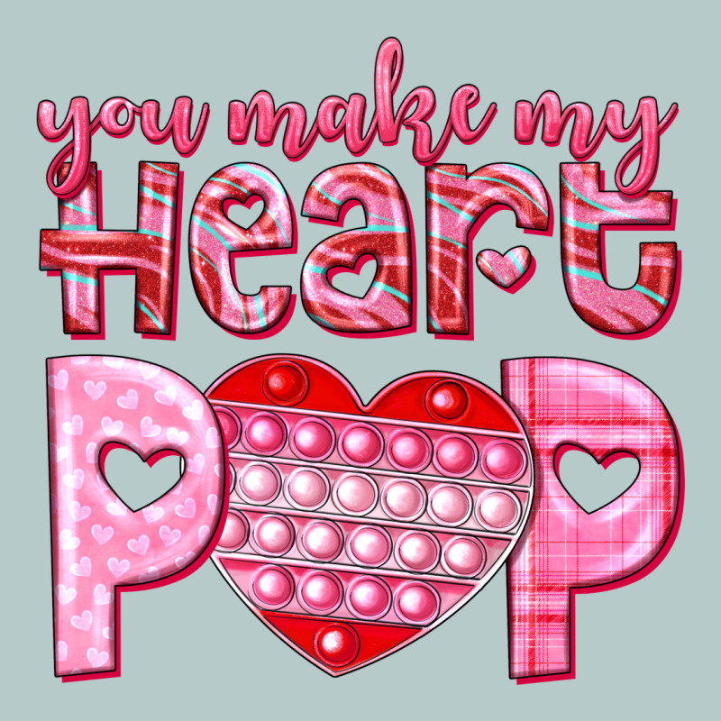 You Make My Heart Pop Heavy Core Tee by NancyCooperArtShop | Teevron