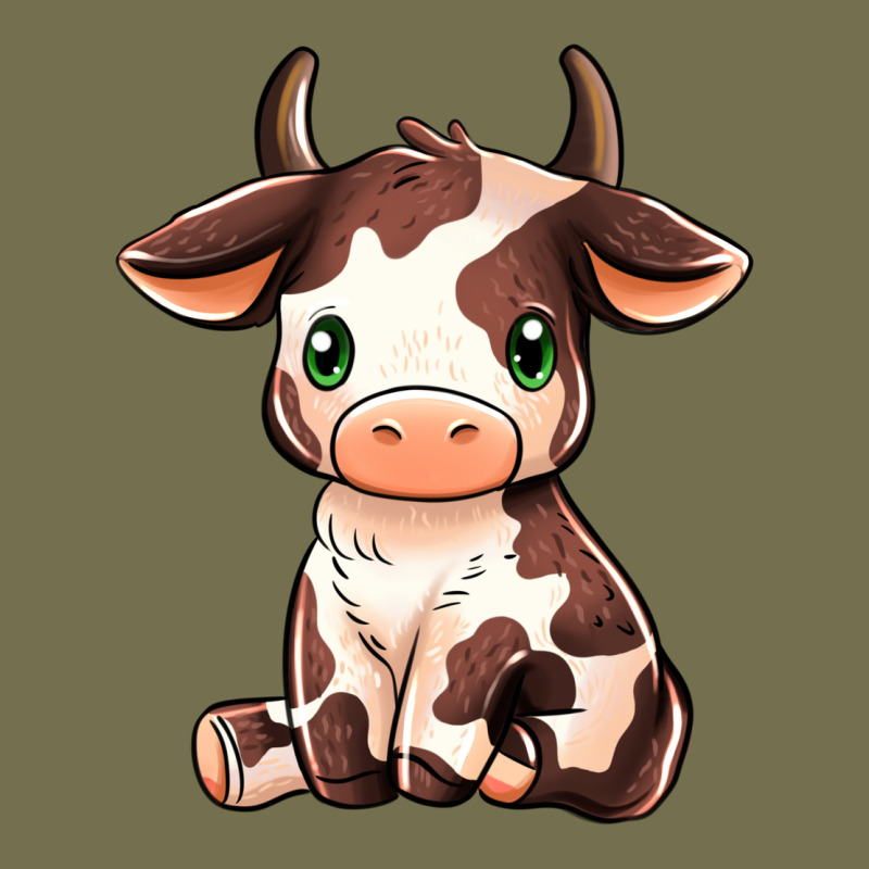Baby Brown Cow Vintage Hoodie by MaliasSmallBusiness | Teevron
