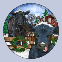 Black Angus Cattle And Calf Christmas Long Sleeve Tee | Teevron
