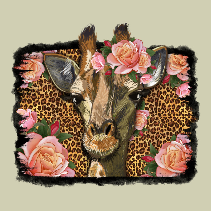 Western Floral Giraffe Heavy Core Tee by LillyAllenDesigns | Teevron