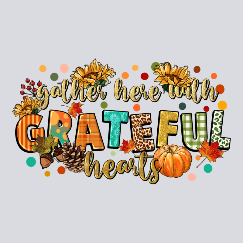 Gather Here With Grateful Hearts Zipper Hoodie by CowGirlArtShop | Teevron