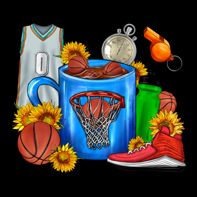 Basketball Coffee Cup Premium Sweatshirt by FaDigitalArtStudio | Teevron