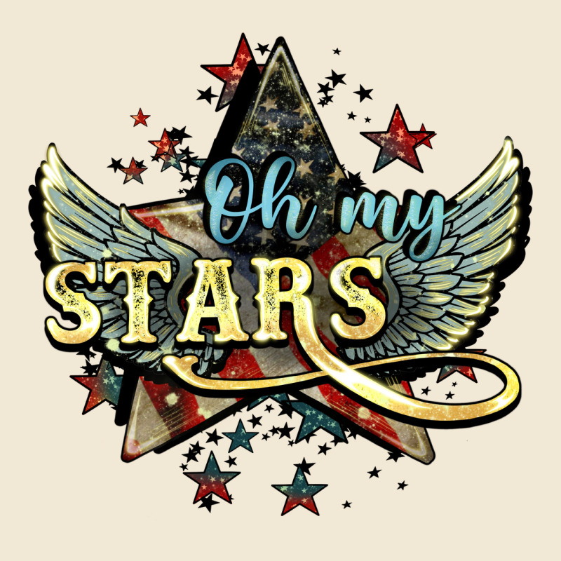 Oh My Stars America Wings Ladies Tee by NancyCooperArtShop | Teevron