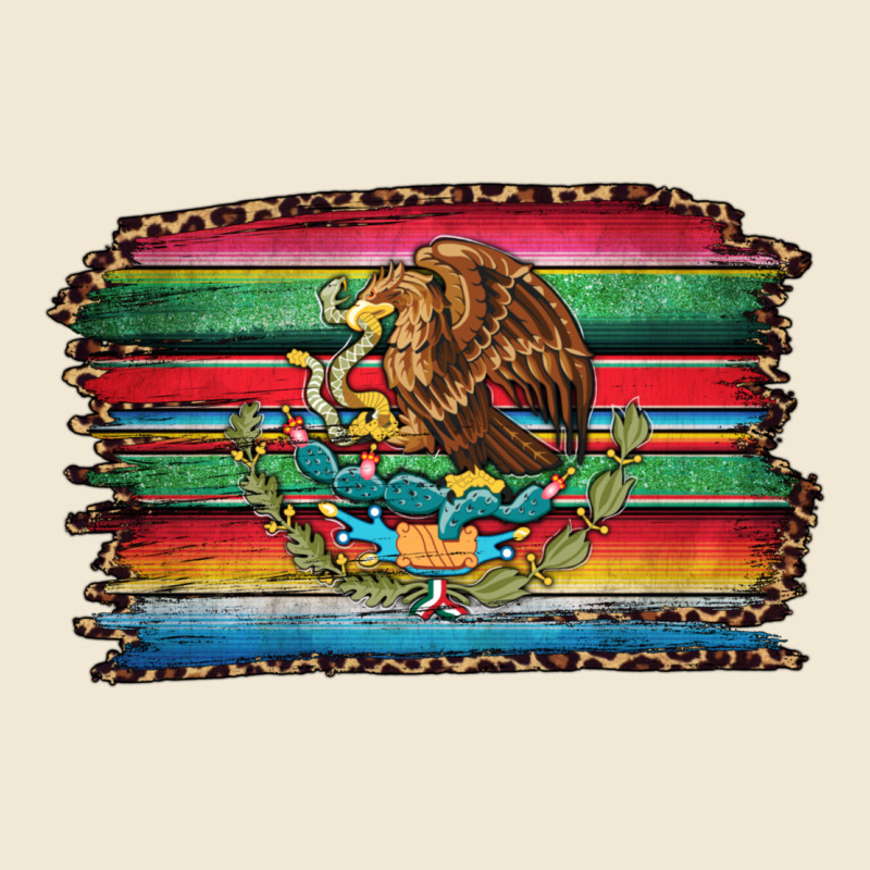 Serape Leopard Mexican Flag Premium Tee by Jasminsmagicworld | Teevron