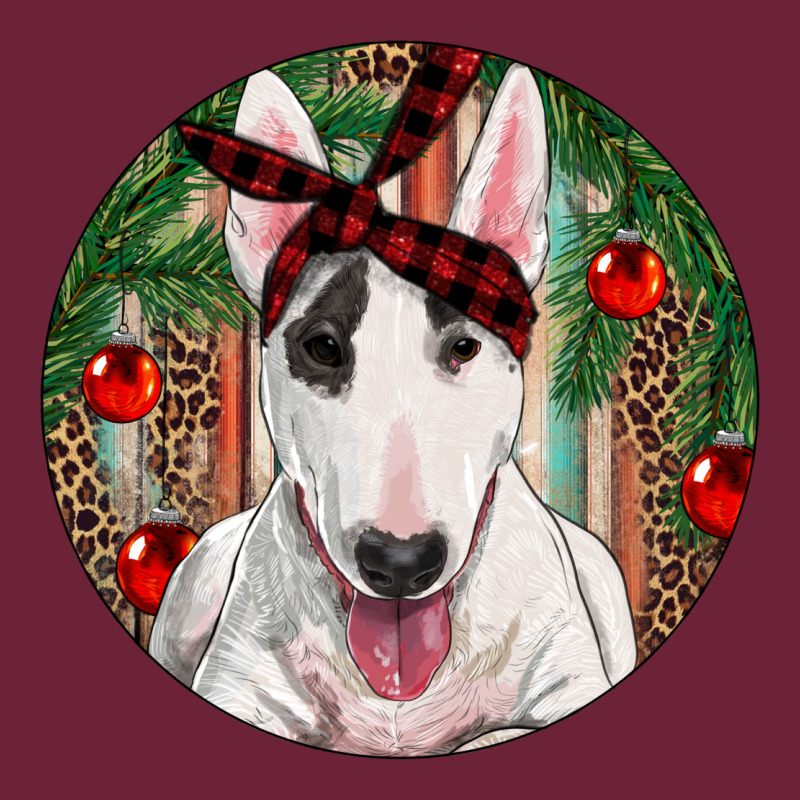 Christmas Bull Terrier Long Sleeve Tee by RanaPortraitStore | Teevron