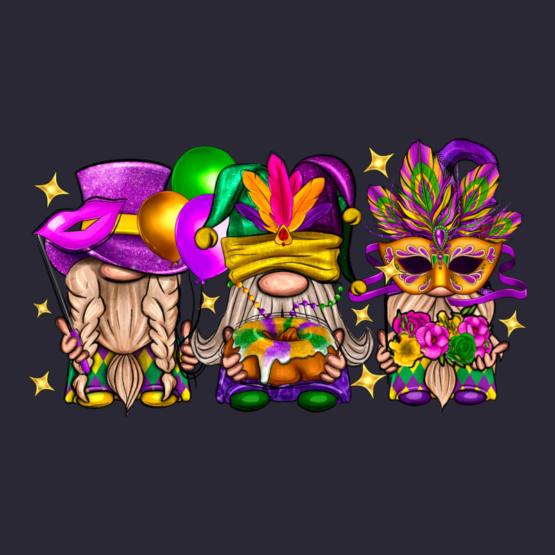 Mardi Gras Gnomies Cakes Flowers And Balloon Vintage Tee by BundleAndBundleShop | Teevron