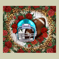 American Football Helmet And Leopard Heavy Core Tee | Teevron