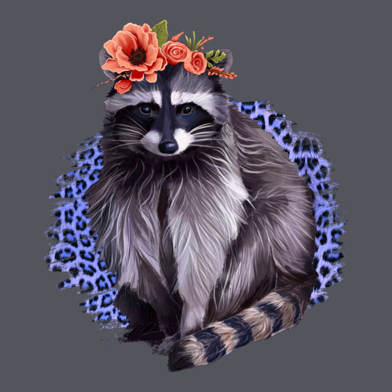 Classy But A Little Thrashy Racoon With Flowers Vintage Hoodie by Jasminsmagicworld | Teevron