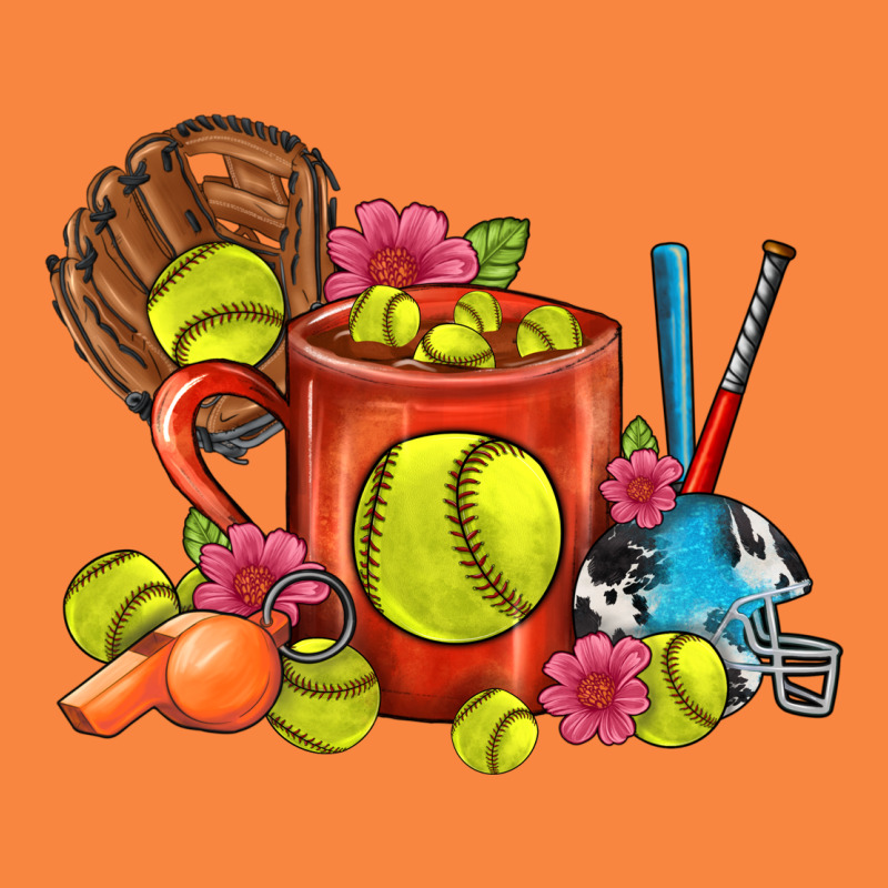 Softball Coffee Mug Premium Sweatshirt by FaDigitalArtStudio | Teevron