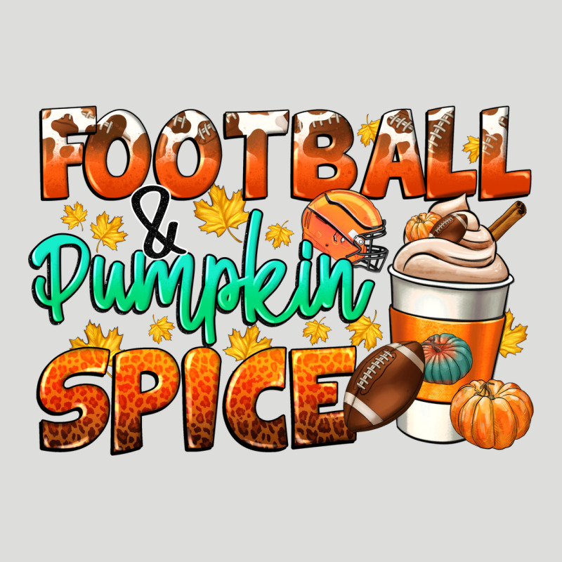 Football Pumpkin Spice Zipper Hoodie by CowGirlArtShop | Teevron