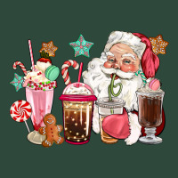 Pink Santa Christmas Santa Coffe Cups Zipper Hoodie | Teevron