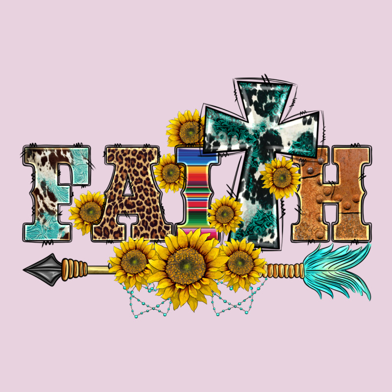 Western Faith Arrow Sunflowers Ladies Tee by BarkalooDesign | Teevron