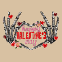 Happy Valentine's Day Skeleton Hands Heavyweight Hoodie | Teevron