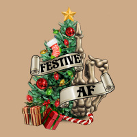 Festive Af Christmas Middle Finger Vintage Hoodie | Teevron