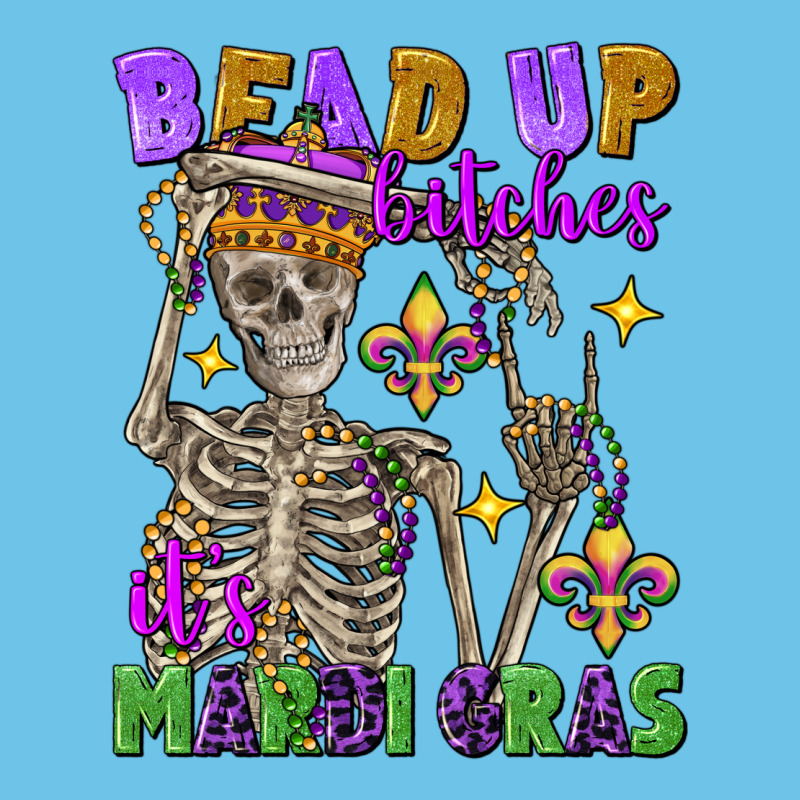 Bead Up Bitches It's Mardi Gras Skeleton Premium Sweatshirt by FaDigitalArtStudio | Teevron