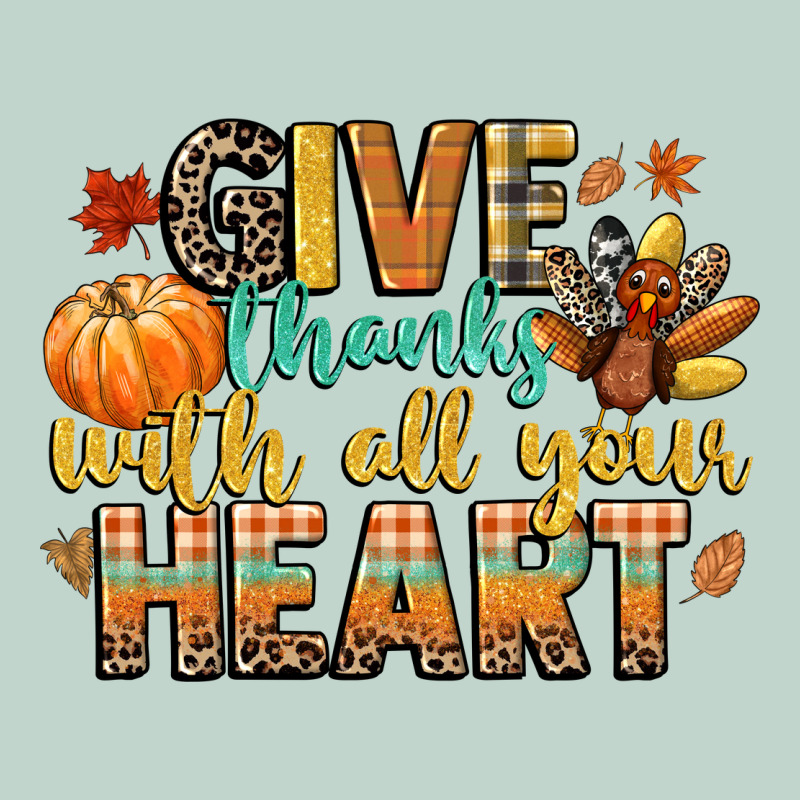 Give Thanks With All Your Heart Zipper Hoodie by CowGirlArtShop | Teevron