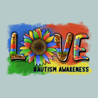 Sunflower Love Autism Awareness Heavy Core Tee | Teevron