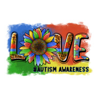 sunflower love autism awareness | Teevron