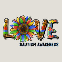 Love Sunflower Autism Awareness Heavy Core Tee | Teevron