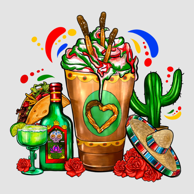 Mexican Cold Drink With Cactus Sombrero And Tequil Premium Sweatshirt by FaDigitalArtStudio | Teevron