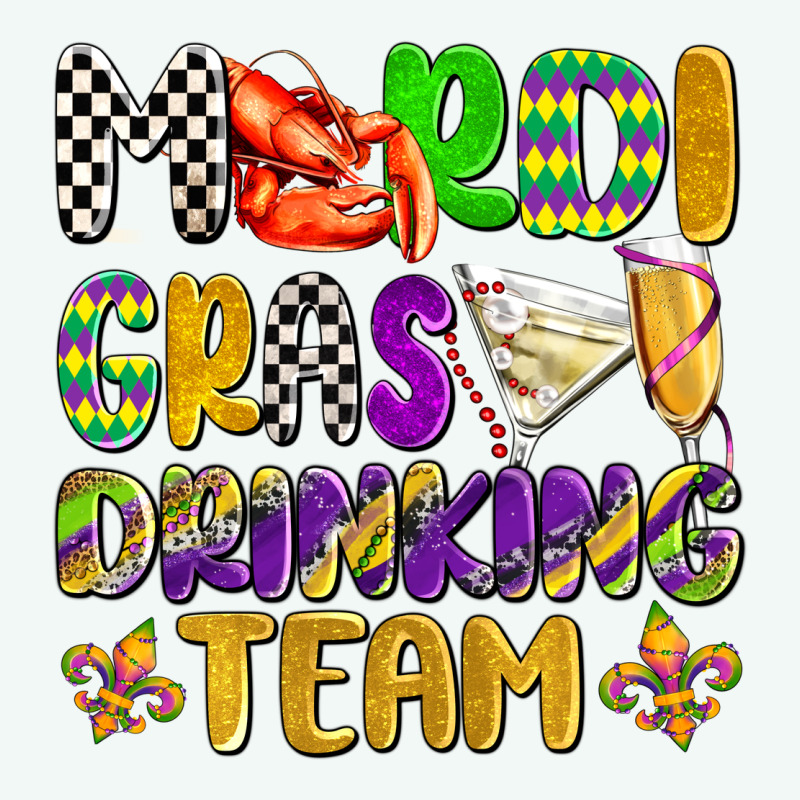 Mardi Gras Drinking Team With Glasses Olivia Premium Hoodie by OliviaCreatesArt | Teevron