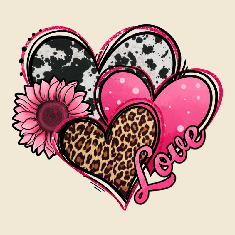 Valentines Day Western Hearts And Sunflower Ladies Tee by Jasminsmagicworld | Teevron