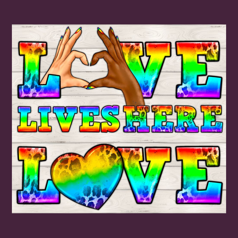 Western Lgbtq+ Love Lives Here Tumbler Classic Tee by BundleAndBundleShop | Teevron