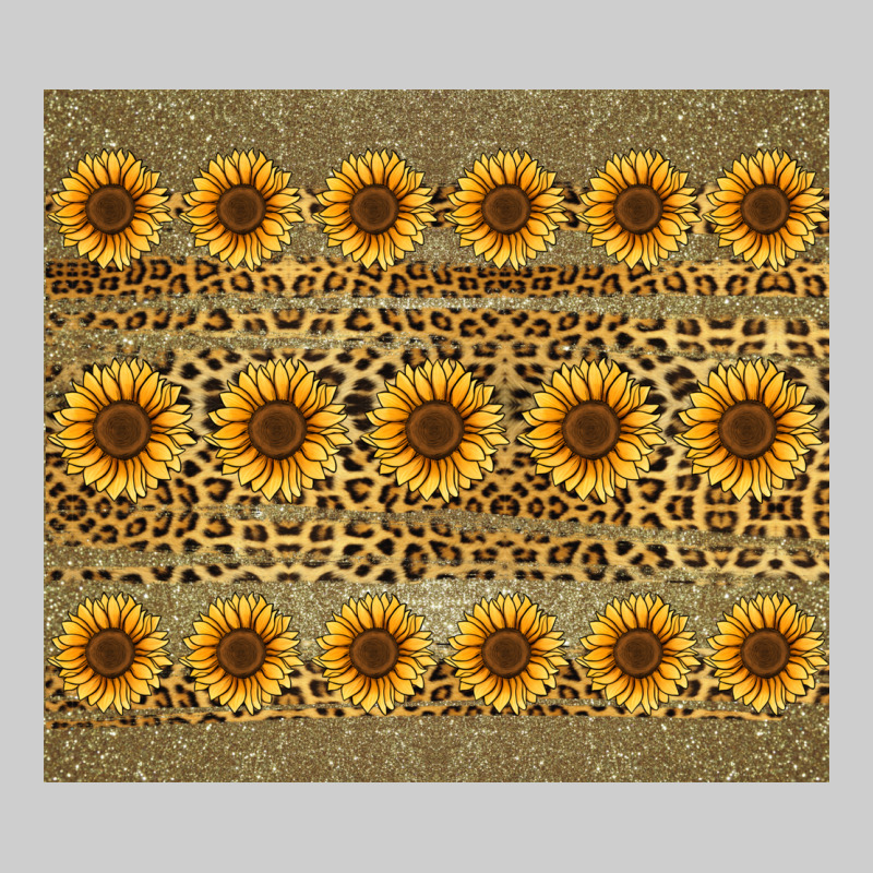 Leopard Glitter Sunflower Tumbler Premium Tee by Jasminsmagicworld | Teevron