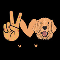 Peace Love Golden Heavyweight Sweatshirt | Teevron