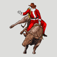 Santa Riding A Bull Zipper Hoodie | Teevron