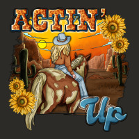 Actinup With Cowgirl Heavy Core Tee | Teevron