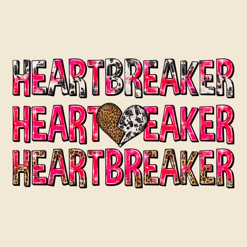 Heartbreaker With Leopard And Cowhide Ladies Tee by NancyCooperArtShop | Teevron