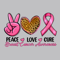 Peace Love Cure Breast Cancer Long Sleeve Tee | Teevron