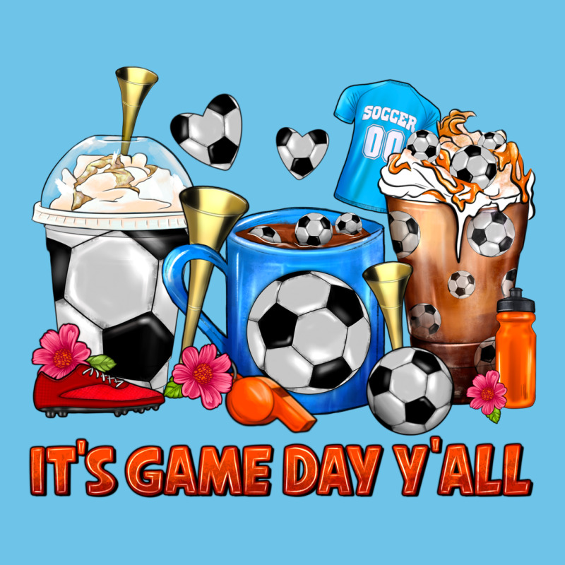 It's Game Day Y'all Soccer Coffee Cups Premium Sweatshirt by FaDigitalArtStudio | Teevron