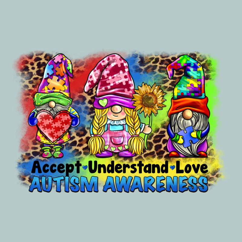 Accept Understand Love Autism Awareness Western Background Heavy Core Tee by BarkalooDesign | Teevron
