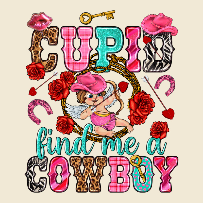 Cupid Find Me A Cowboy Ladies Tee by NancyCooperArtShop | Teevron