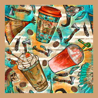 Western Indian Coffee Cups With Aztec Seamless Pattern Bbs Vintage Tee | Teevron