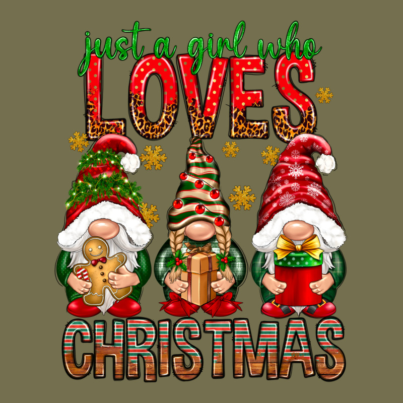 Just A Girl Who Loves Christmas Vintage Hoodie by NancyCooperArtShop | Teevron