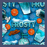 Winter Frosty Coffee Cups And Snow Seamless Pattern Bbs Vintage Tee | Teevron