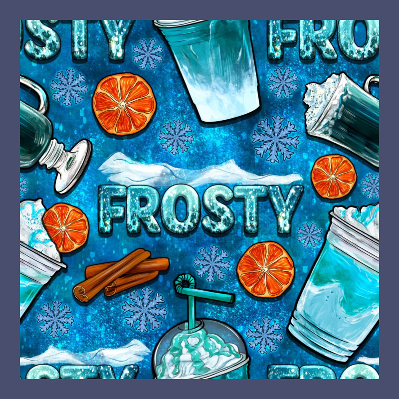 Winter Frosty Coffee Cups And Snow Seamless Pattern Bbs Vintage Tee by BundleAndBundleShop | Teevron