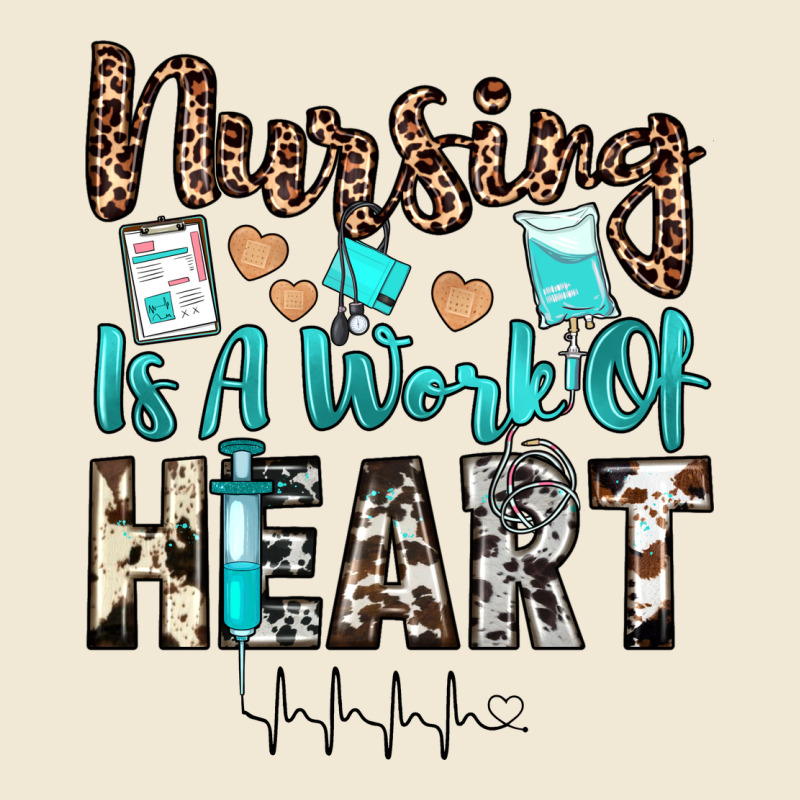 Nursing Is A Work Of Heart Premium Tee by JahusDesignShop | Teevron