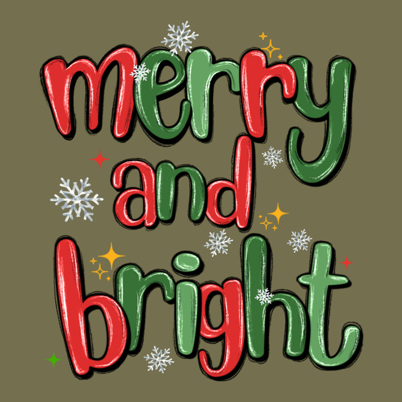 Merry And Bright Vintage Hoodie by MaliasSmallBusiness | Teevron