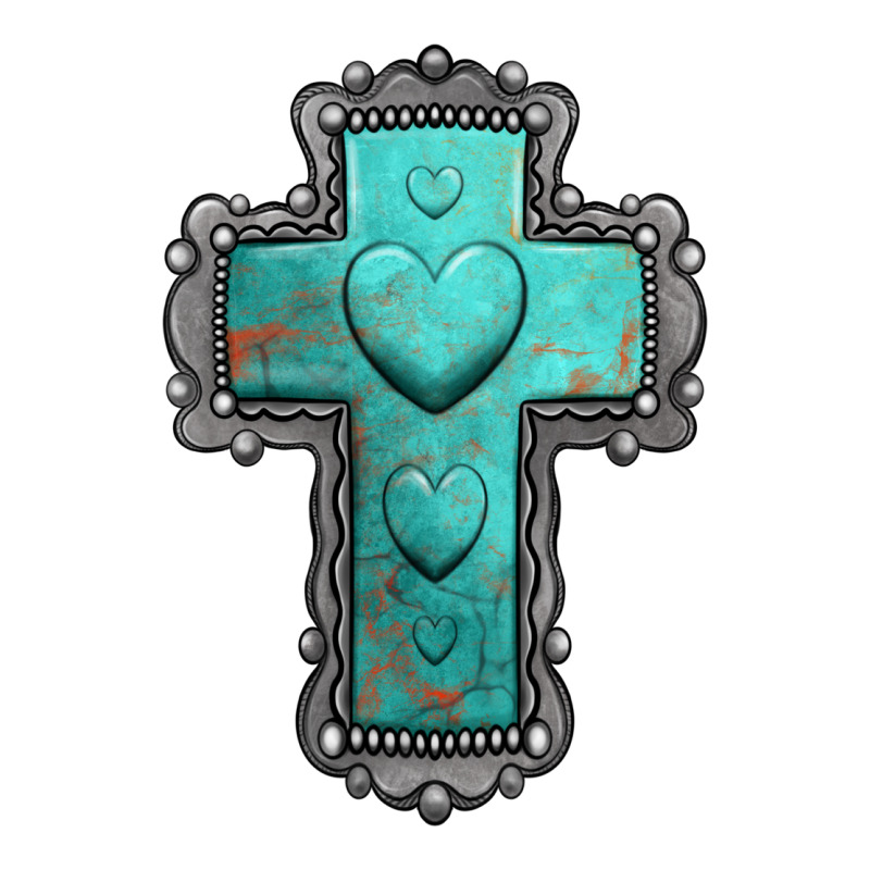 Turquoise Gemstone Cross Premium Tee by Jasminsmagicworld | Teevron