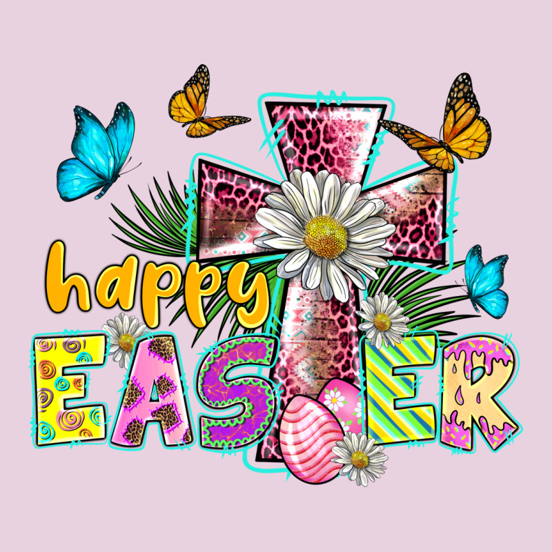 Happy Easter Cross Ladies Tee by BarkalooDesign | Teevron